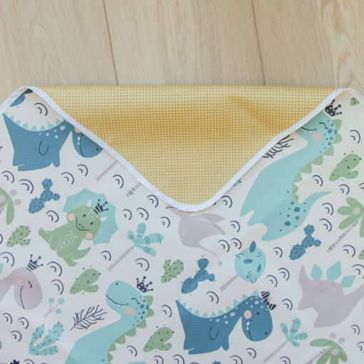 Baby Splat Floor Mat for Under High Chair - Dinosaur Print - Image 2